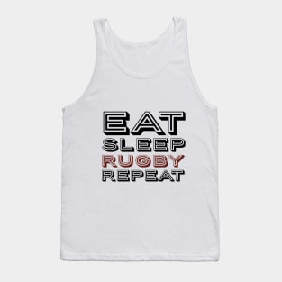 Rugby funny typography Tank Top